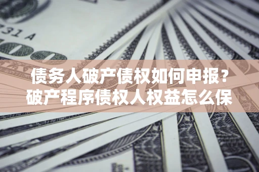 济南债务人破产债权如何申报？破产程序债权人权益怎么保障？