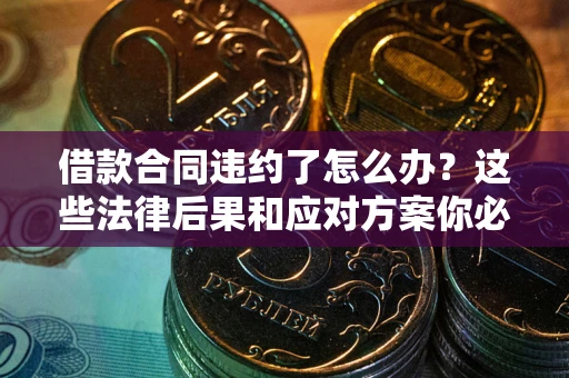济南借款合同违约了怎么办？这些法律后果和应对方案你必须知道