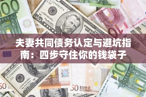 济南夫妻共同债务认定与避坑指南：四步守住你的钱袋子