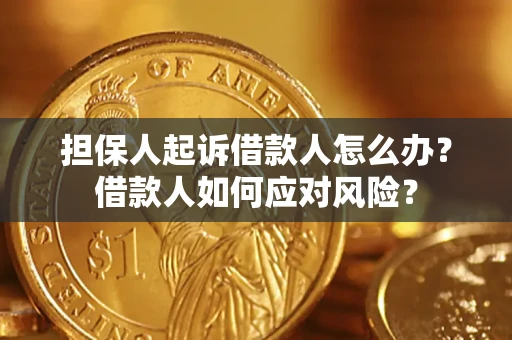 济南担保人起诉借款人怎么办？借款人如何应对风险？