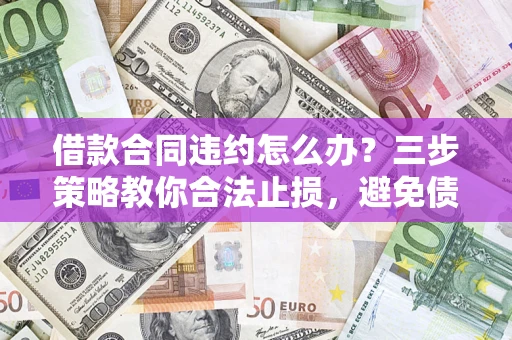 济南借款合同违约怎么办？三步策略教你合法止损，避免债务危机升级