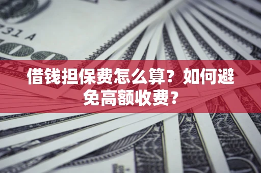 济南借钱担保费怎么算？如何避免高额收费？